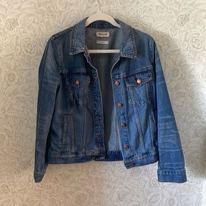 Madewell Classic Denim Jacket Sz L Excellent Condition